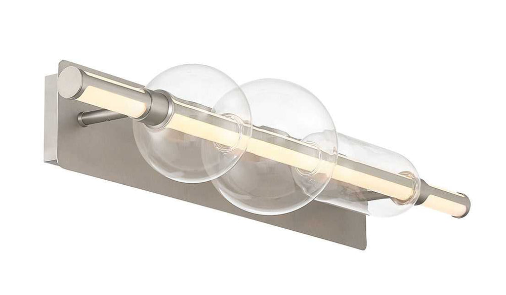 Lucent LED Vanity in Satin Nickel Eurofase Canada