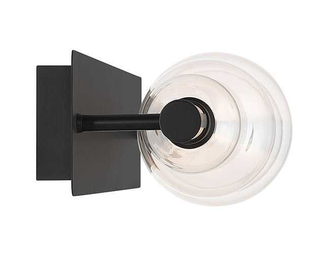 Lucent LED Vanity in Matte Black Eurofase Canada