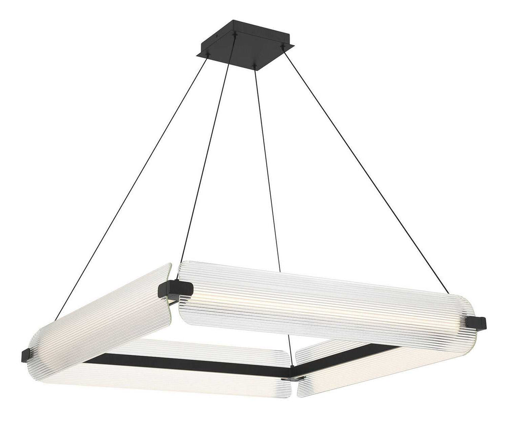 Neoness LED Chandelier in Matte Black Eurofase Canada