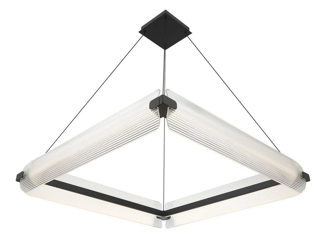 Neoness LED Chandelier in Matte Black Eurofase Canada