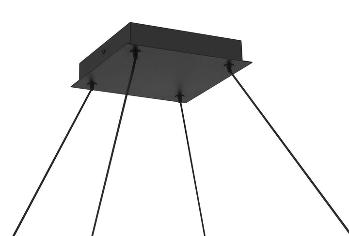 Neoness LED Chandelier in Matte Black Eurofase Canada