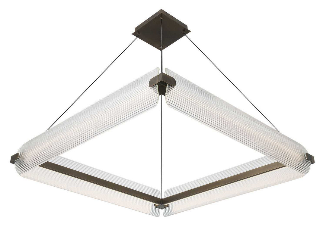 Neoness LED Chandelier in Weathered Brass Eurofase Canada