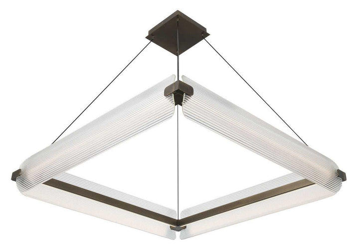 Neoness LED Chandelier in Weathered Brass Eurofase Canada