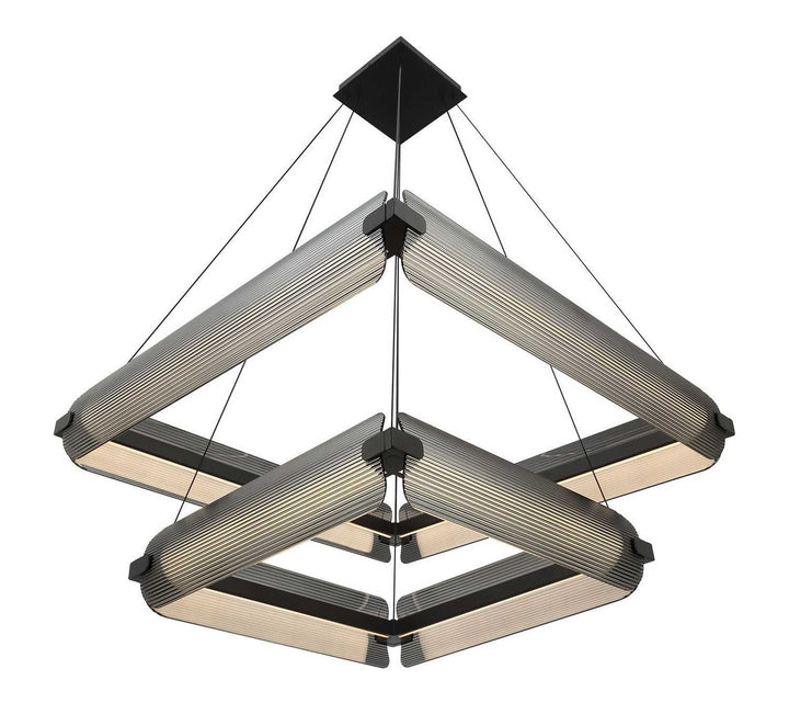 Neoness LED Chandelier in Matte Black Eurofase Canada