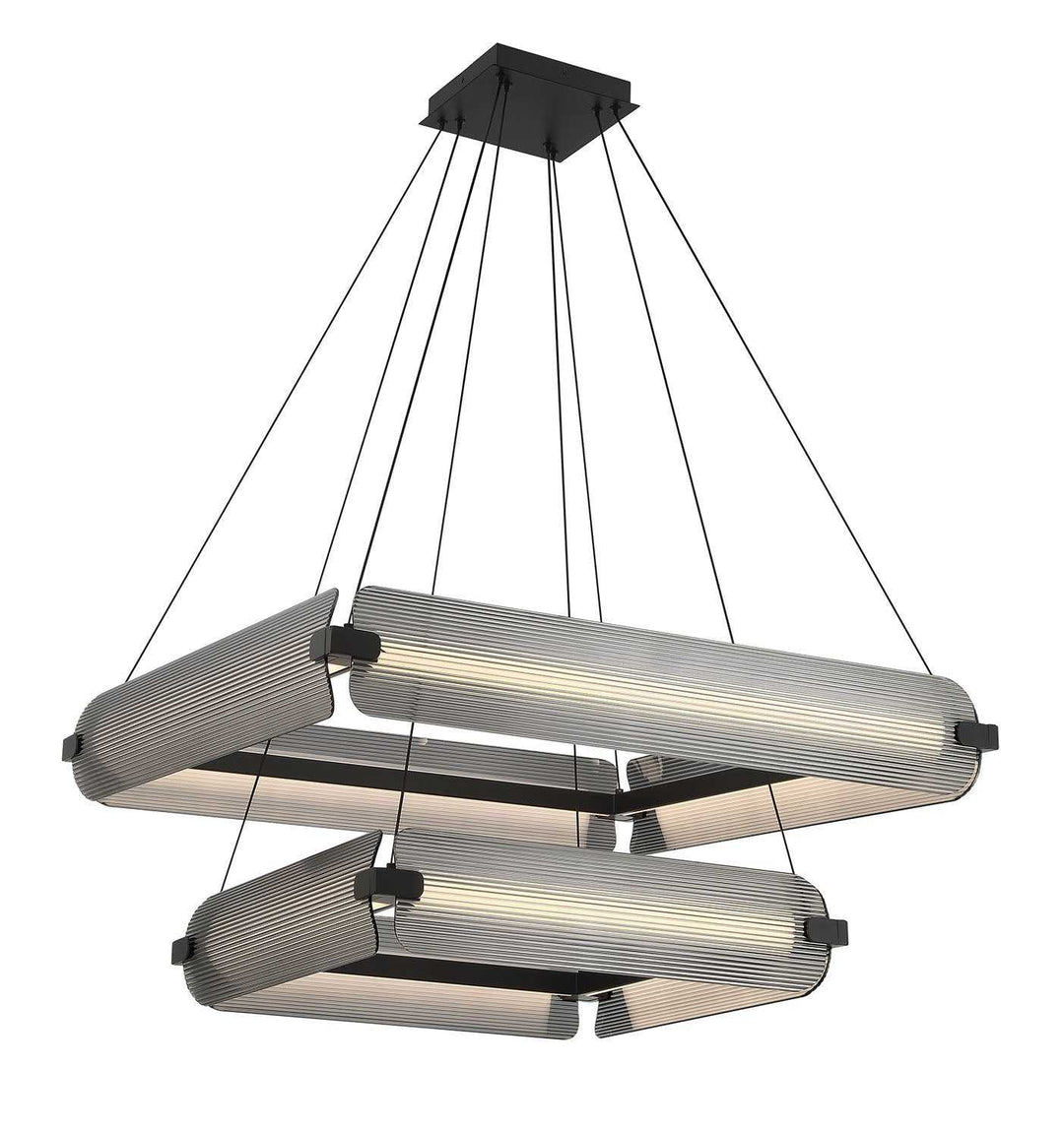 Neoness LED Chandelier in Matte Black Eurofase Canada