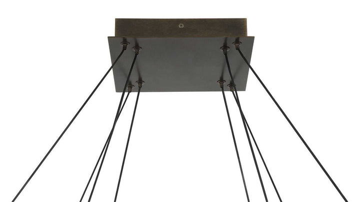 Neoness LED Chandelier in Weathered Brass Eurofase Canada