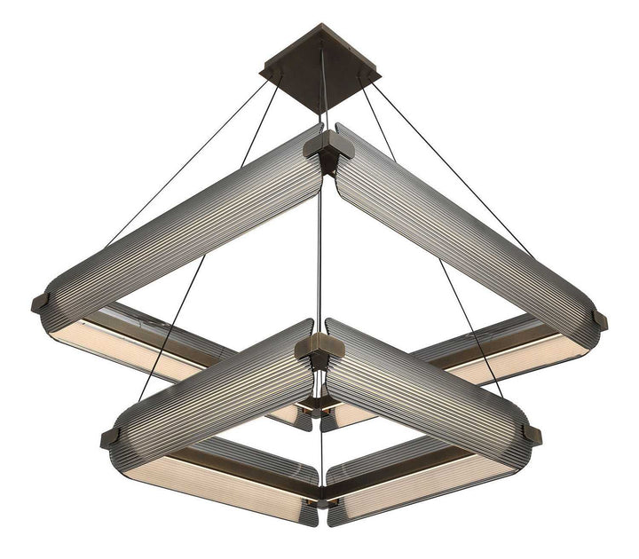 Neoness LED Chandelier in Weathered Brass Eurofase Canada