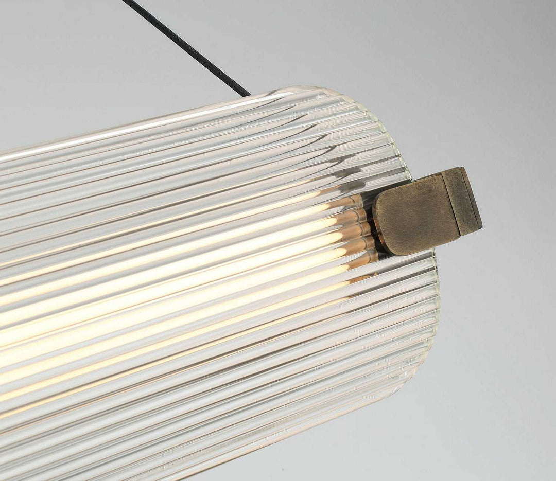 Neoness LED Chandelier in Weathered Brass Eurofase Canada
