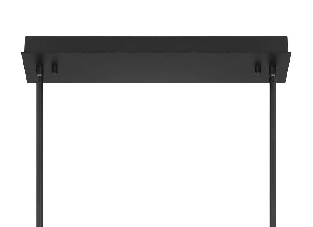 Neoness LED Linear Chandelier in Matte Black Eurofase Canada