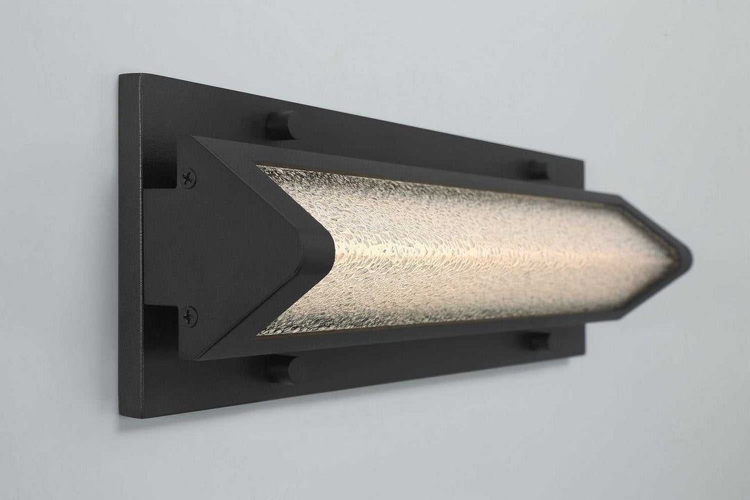 Hy50 LED Wall Sconce in Sand Black Eurofase Canada