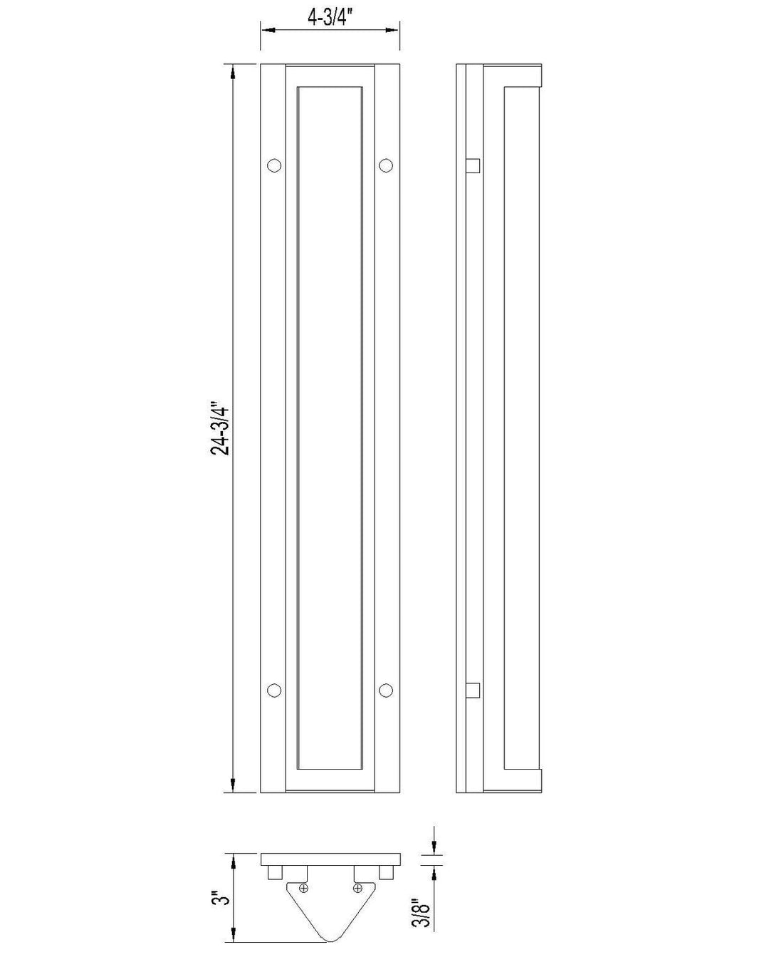 Hy50 LED Wall Sconce in Sand Black Eurofase Canada