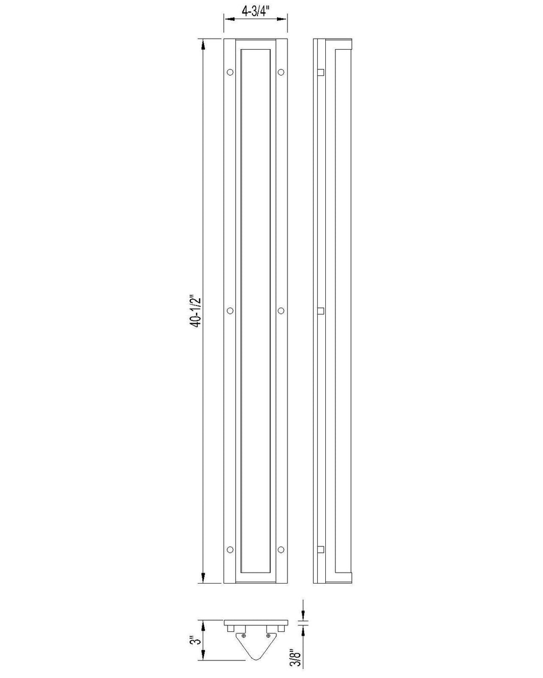 Hy50 LED Wall Sconce in Sand Black Eurofase Canada