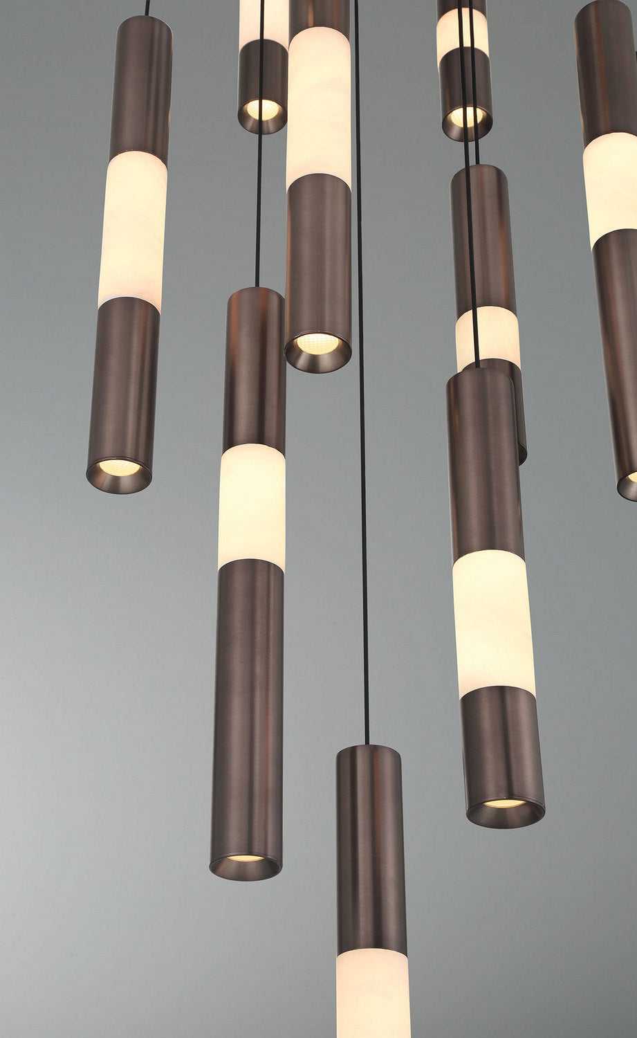 Ronda LED Chandelier in Harlow Bronze Eurofase Canada