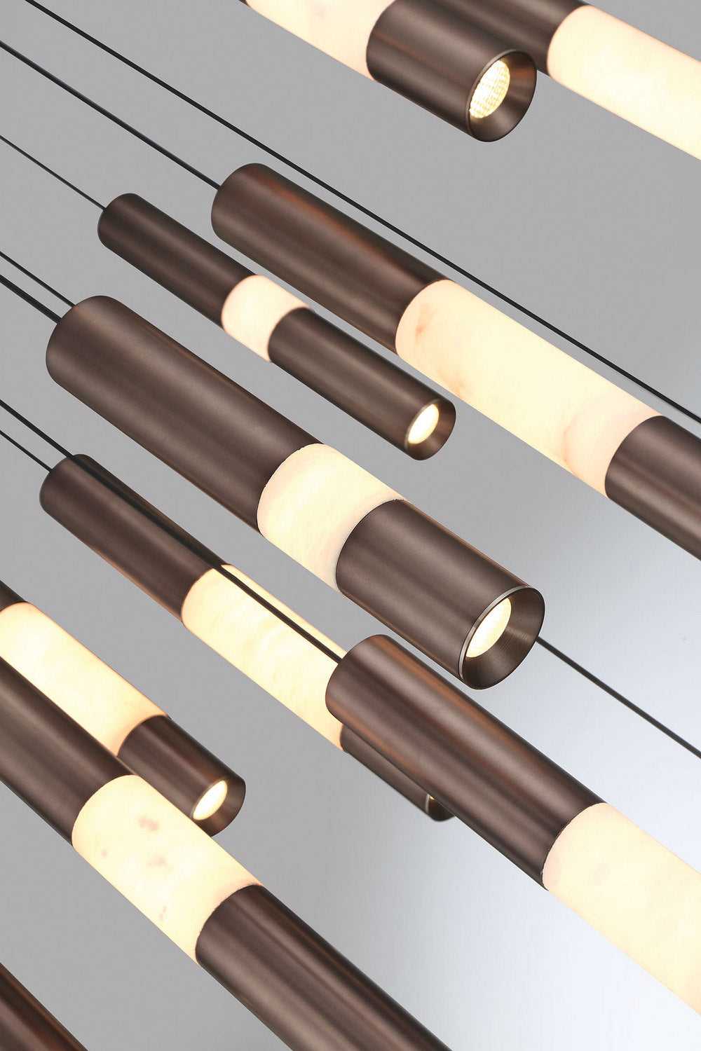 Ronda LED Chandelier in Harlow Bronze Eurofase Canada