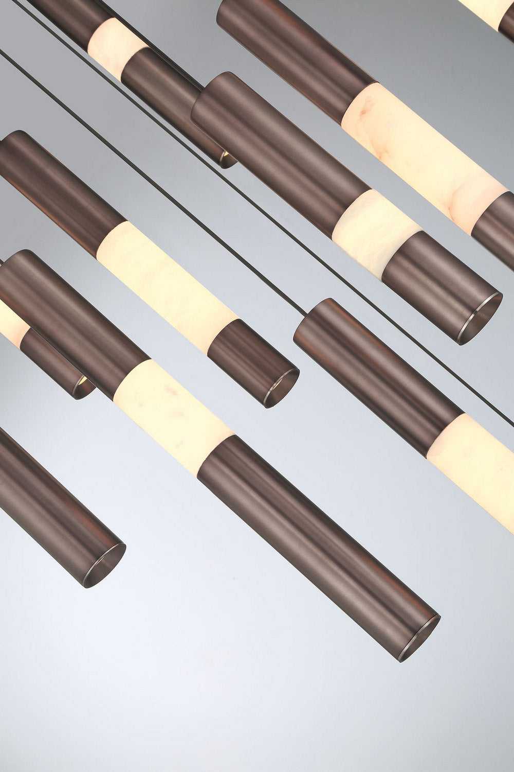 Ronda LED Chandelier in Harlow Bronze Eurofase Canada