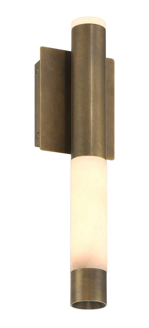 Ronda LED Wall Sconce in Weathered Brass Eurofase Canada