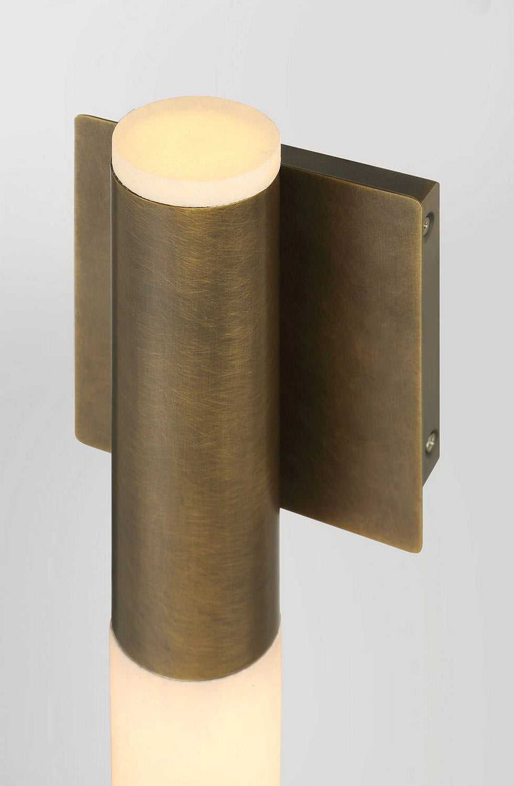 Ronda LED Wall Sconce in Weathered Brass Eurofase Canada