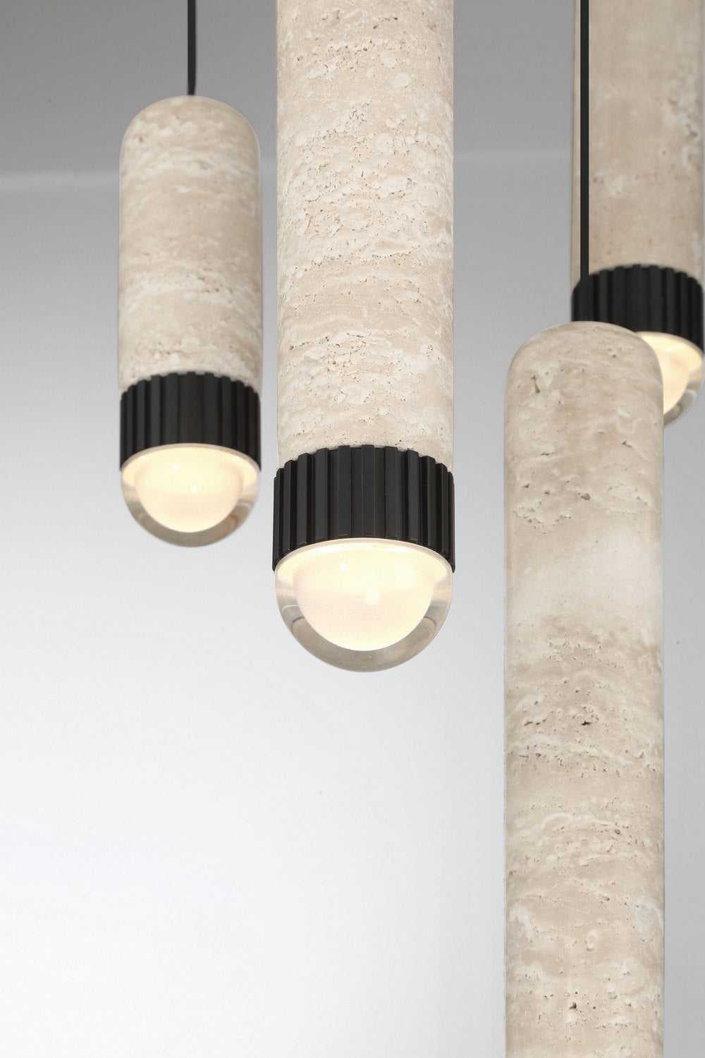 Cambre LED Chandelier in Matte Black Eurofase Canada