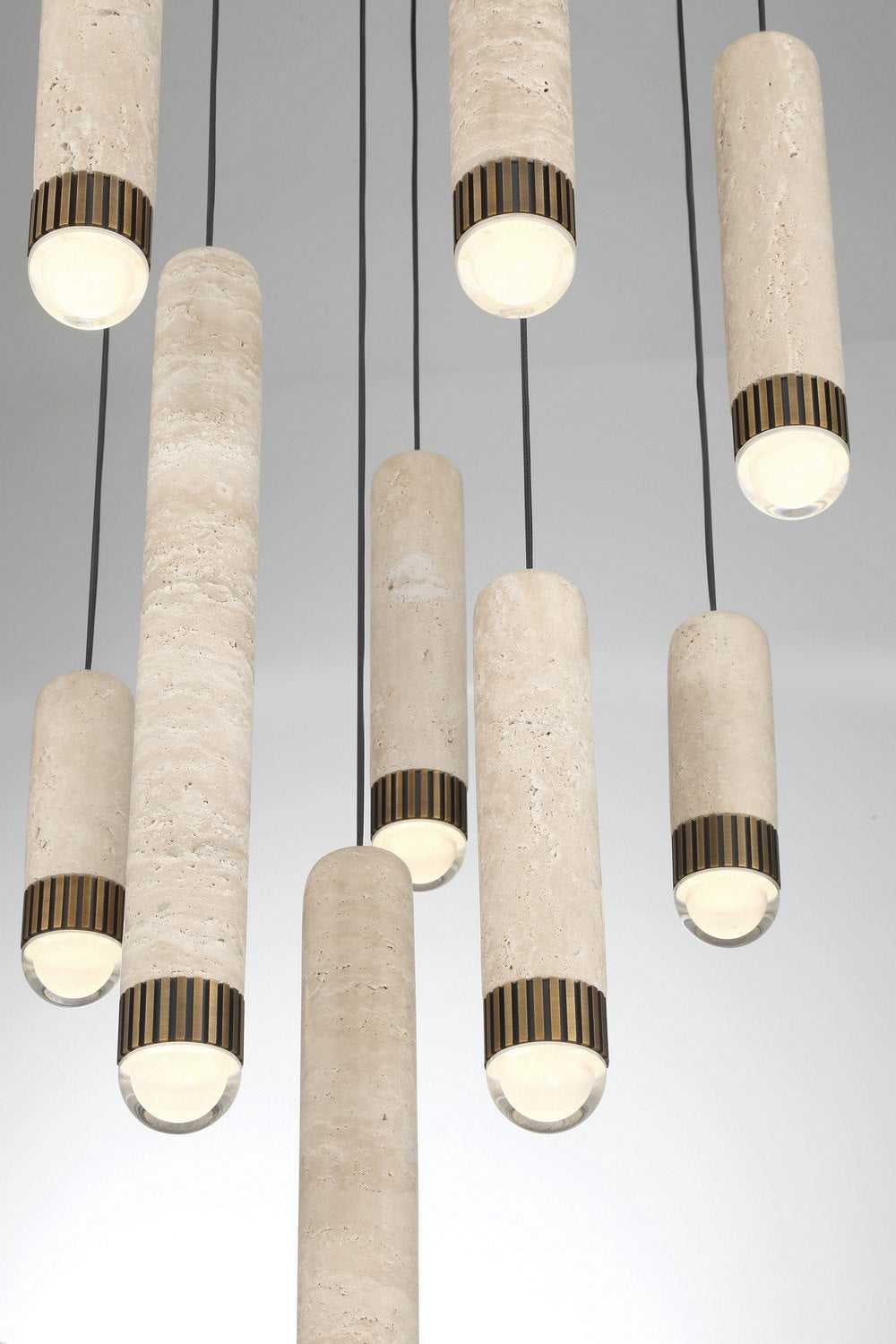 Cambre LED Chandelier in Antique Brass Eurofase Canada