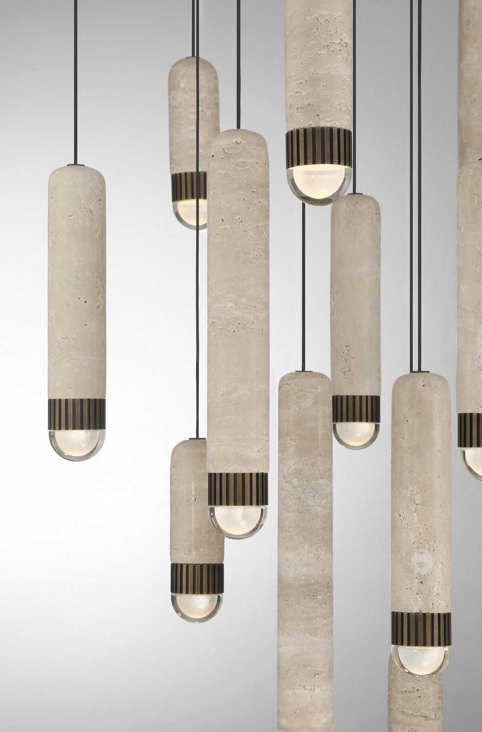 Cambre LED Chandelier in Antique Brass Eurofase Canada
