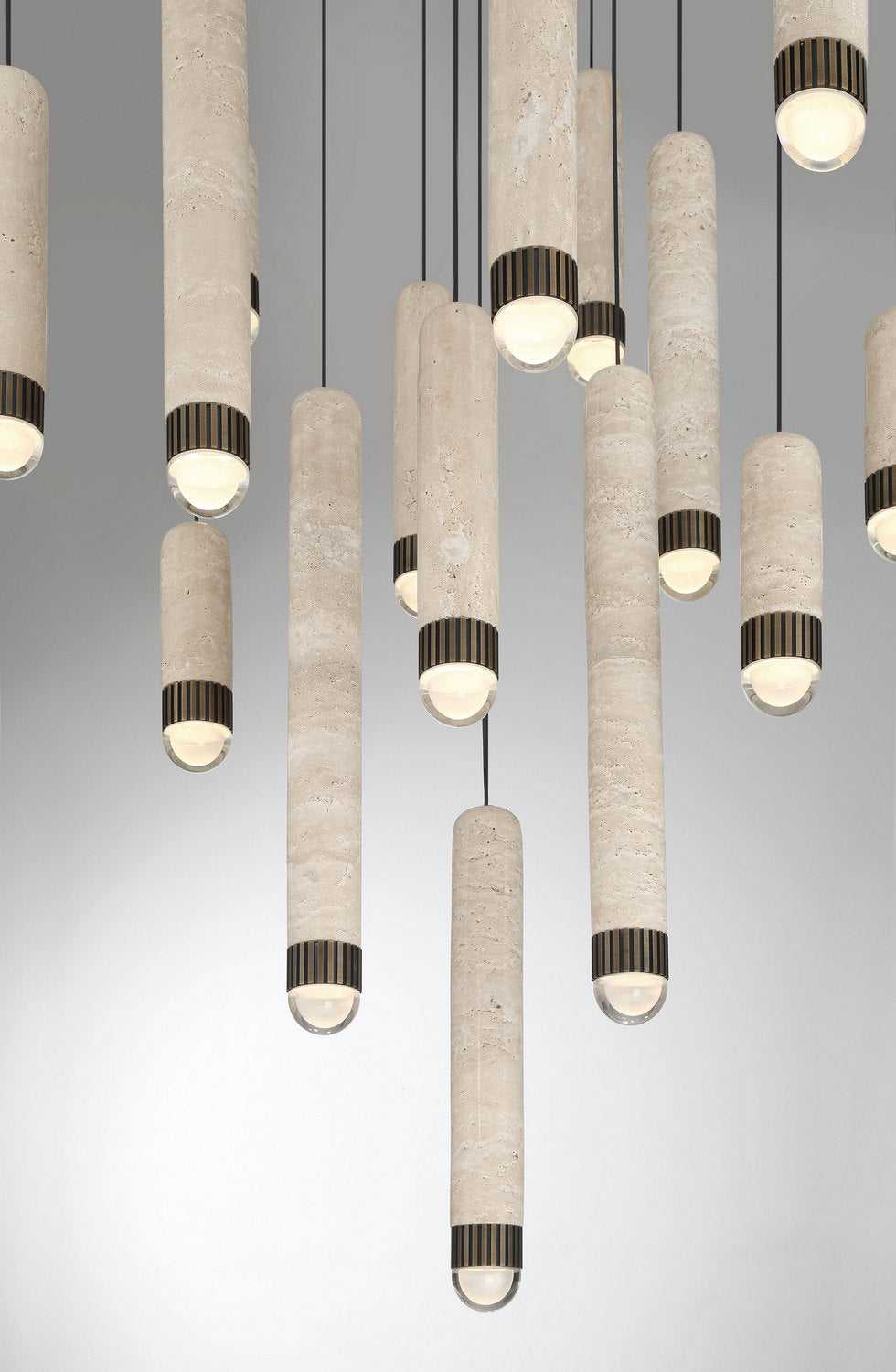 Cambre LED Chandelier in Antique Brass Eurofase Canada