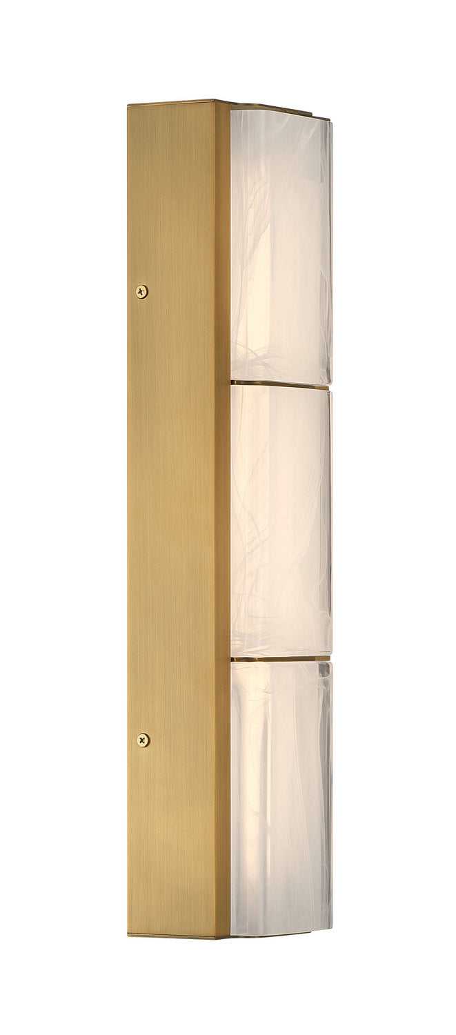 Gibraltar LED Vanity in Antique Brass Eurofase Canada