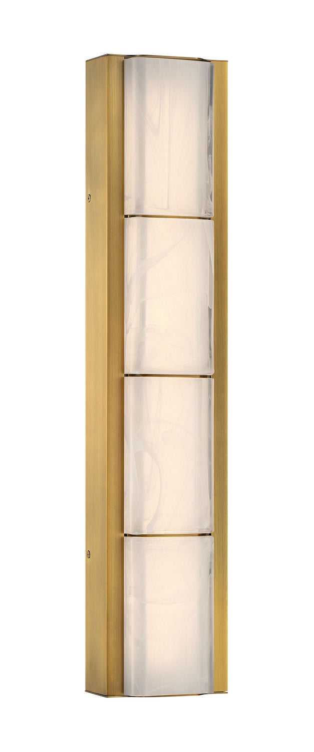 Gibraltar LED Vanity in Antique Brass Eurofase Canada