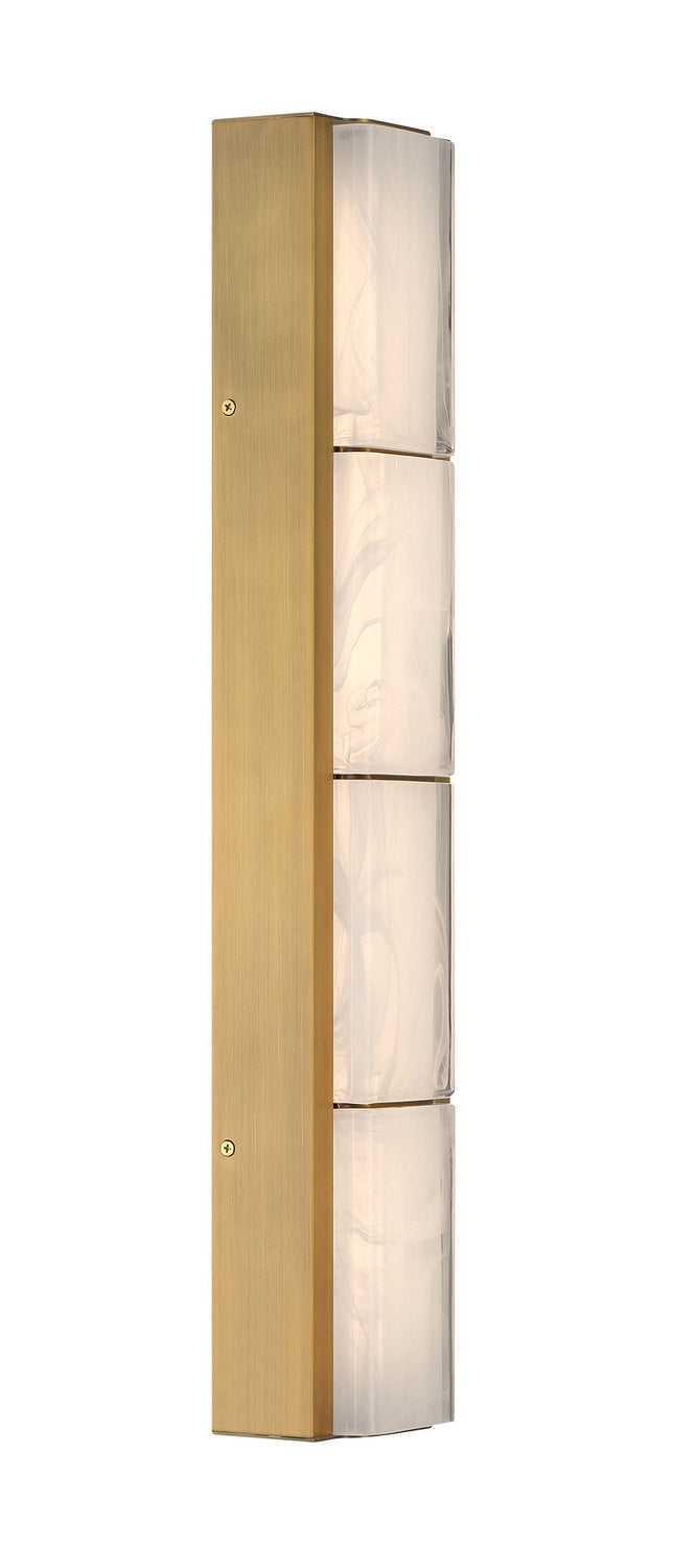 Gibraltar LED Vanity in Antique Brass Eurofase Canada