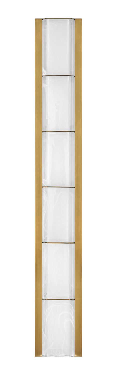 Gibraltar LED Vanity in Antique Brass Eurofase Canada