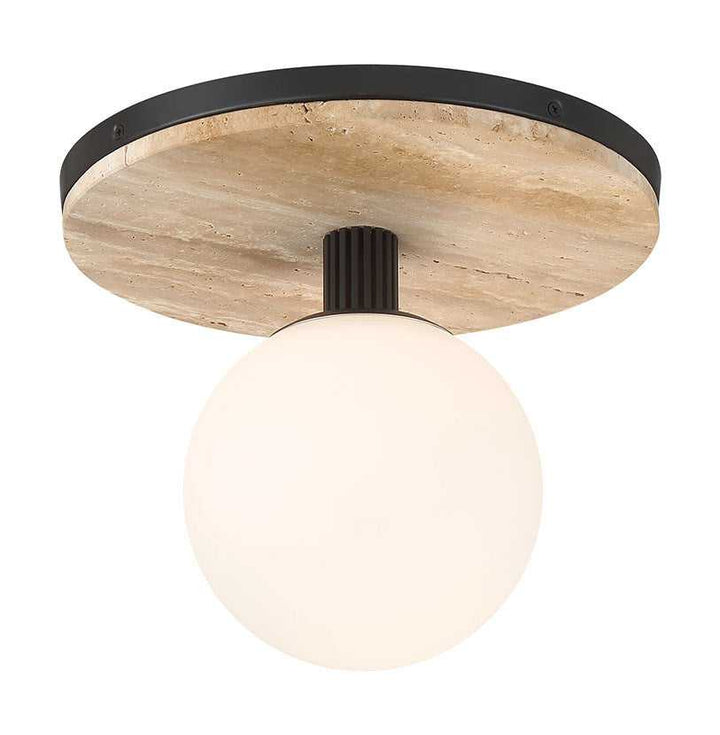 Carnagie LED Flush Mount in Matte Black Eurofase Canada