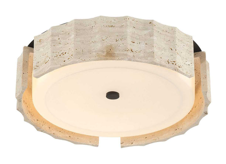 Roslington LED Flush Mount in Matte Black Eurofase Canada