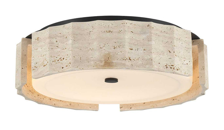 Roslington LED Flush Mount in Matte Black Eurofase Canada