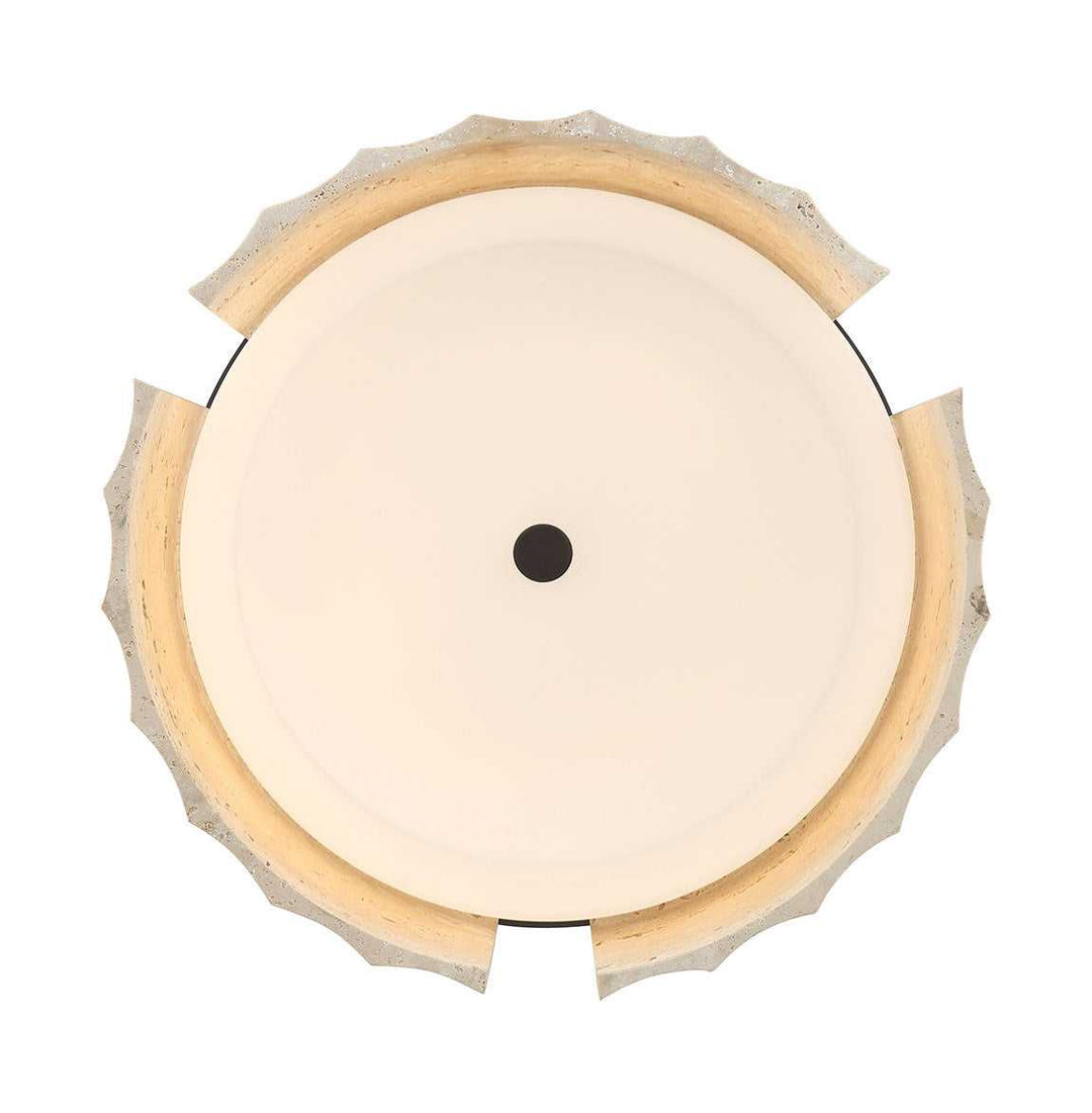 Roslington LED Flush Mount in Matte Black Eurofase Canada