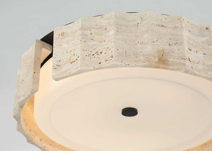 Roslington LED Flush Mount in Matte Black Eurofase Canada