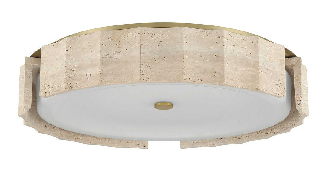 Roslington LED Flush Mount in Gold Eurofase Canada