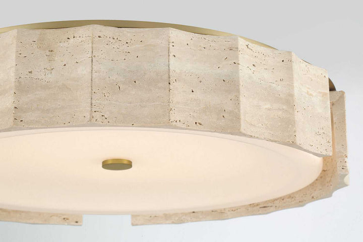 Roslington LED Flush Mount in Gold Eurofase Canada