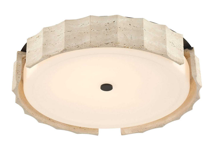Roslington LED Flush Mount in Matte Black Eurofase Canada