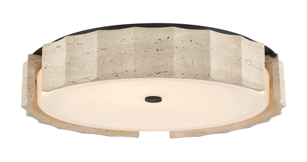 Roslington LED Flush Mount in Matte Black Eurofase Canada