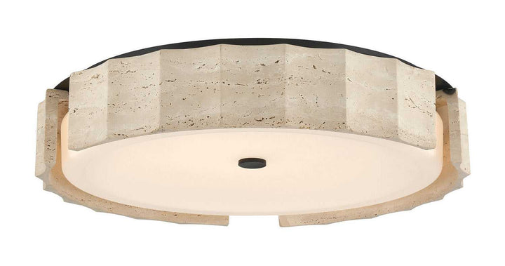 Roslington LED Flush Mount in Matte Black Eurofase Canada