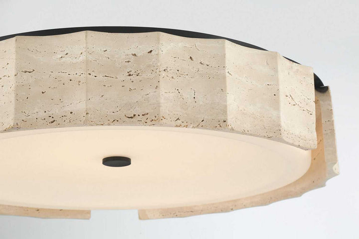 Roslington LED Flush Mount in Matte Black Eurofase Canada