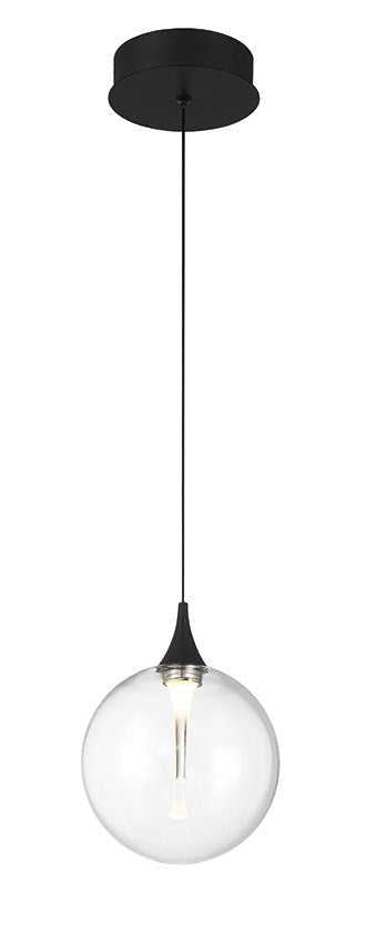 Iissa LED Pendant in Matte Black Eurofase Canada
