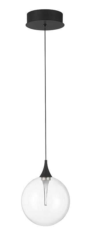 Iissa LED Pendant in Matte Black Eurofase Canada