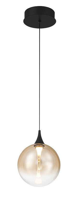 Iissa LED Pendant in Matte Black Eurofase Canada