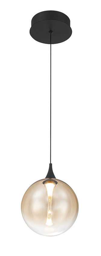 Iissa LED Pendant in Matte Black Eurofase Canada