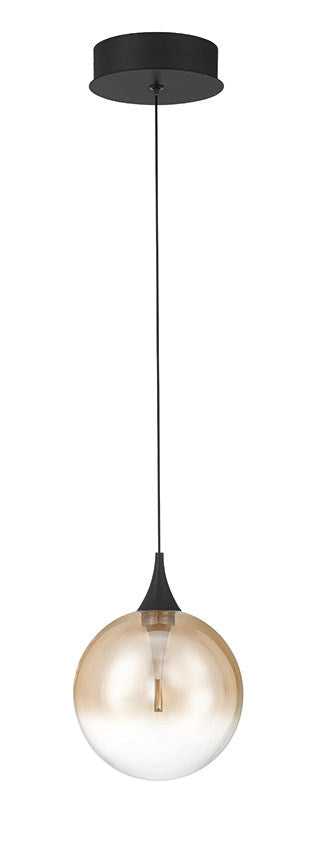 Iissa LED Pendant in Matte Black Eurofase Canada
