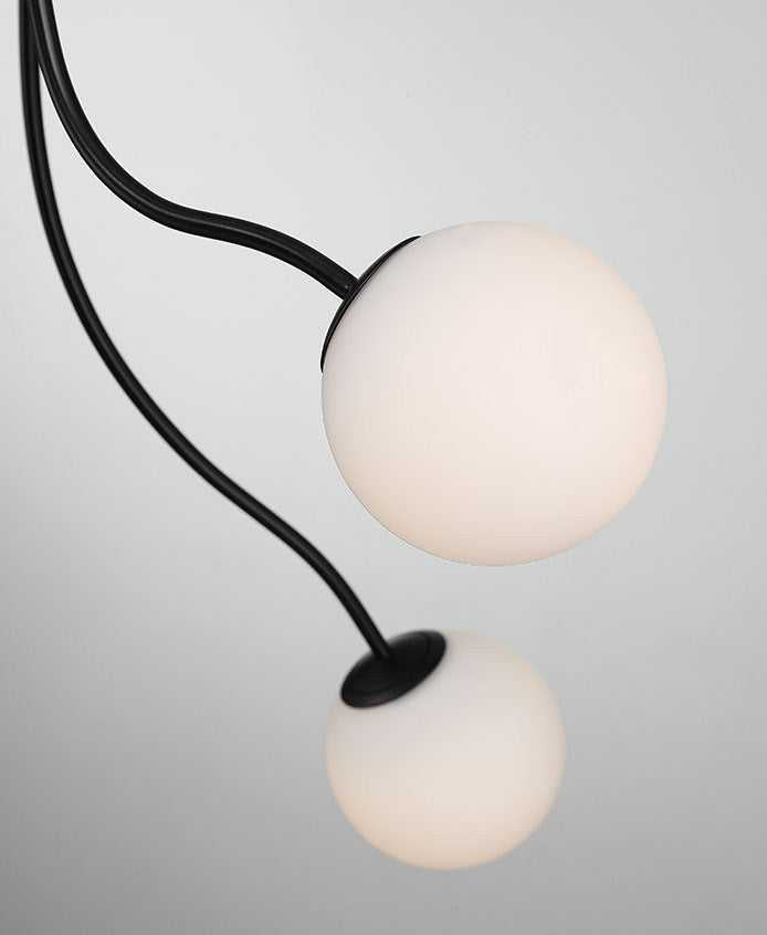 Athena LED Chandelier in Matte Black Eurofase Canada