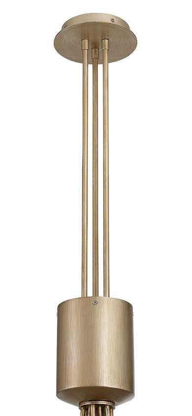 Athena LED Chandelier in Antique Gold Eurofase Canada