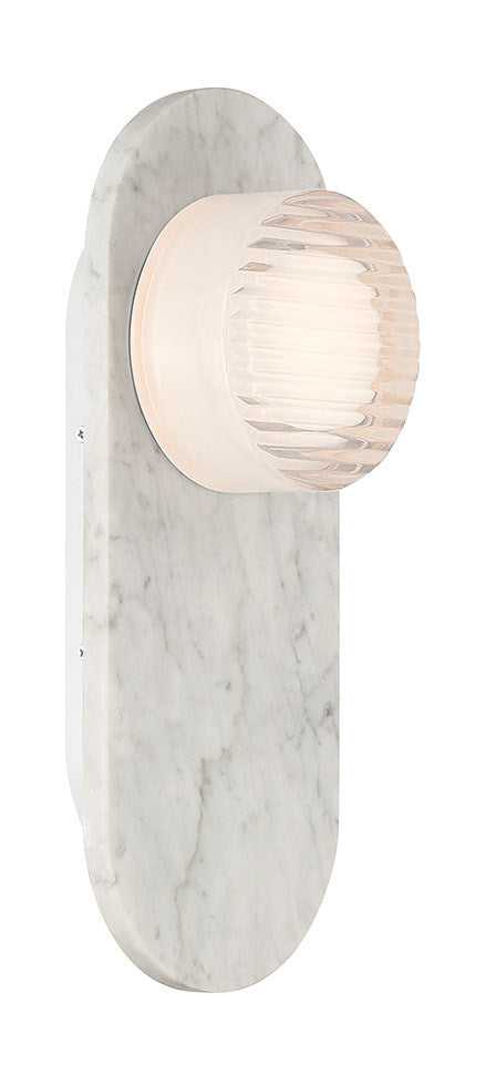 Sternn LED Wall Sconce in Marble White Eurofase Canada