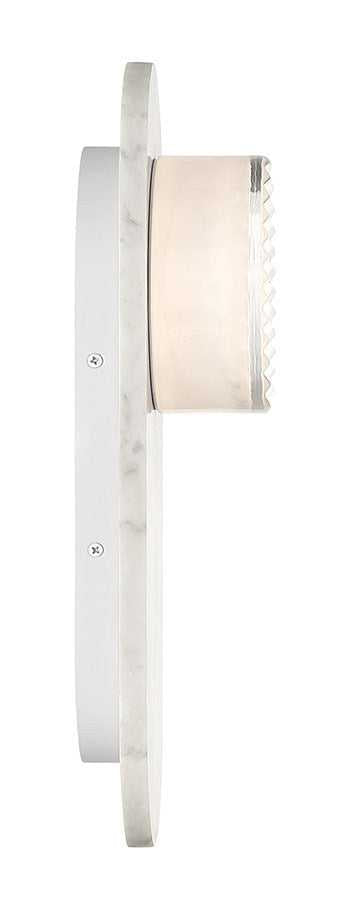 Sternn LED Wall Sconce in Marble White Eurofase Canada