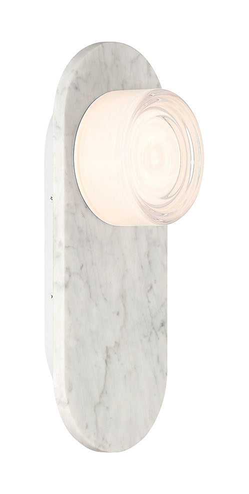 Sternn LED Wall Sconce in Marble White Eurofase Canada